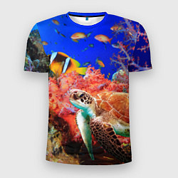 Мужская спорт-футболка Морская черепаха