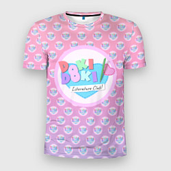 Футболка спортивная мужская Doki Doki Literature Club Лого паттерн Z, цвет: 3D-принт