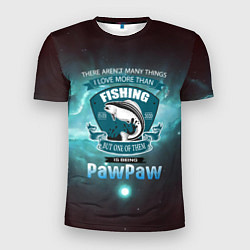 Мужская спорт-футболка Любимая рыбалка