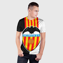 Футболка спортивная мужская FC VALENCIA ФК ВАЛЕНСИЯ, цвет: 3D-принт — фото 2