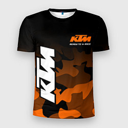 Мужская спорт-футболка KTM MOTORCYCLES КТМ МОТОЦИКЛ