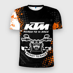 Футболка спортивная мужская KTM MOTORCYCLES КТМ МОТОЦИКЛЫ, цвет: 3D-принт