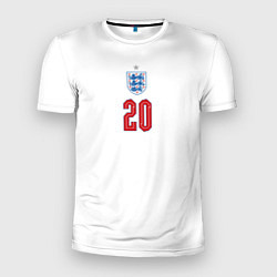 Футболка спортивная мужская Фил Фоден форма Англия, цвет: 3D-принт