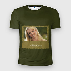Футболка спортивная мужская Free Britney, цвет: 3D-принт