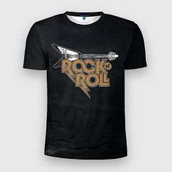 Футболка спортивная мужская Rock n Roll Гитара, цвет: 3D-принт