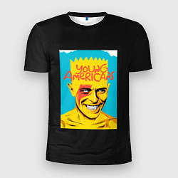 Футболка спортивная мужская Bart x Bowie, цвет: 3D-принт