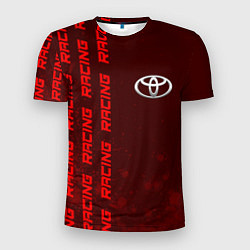 Мужская спорт-футболка Тойота - Pro Racing Паттерн