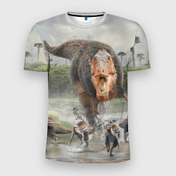 Мужская спорт-футболка Т-Рекс Динозавр Dino Z