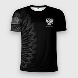 Мужская спорт-футболка Russia Black Side New 202223
