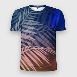 Мужская спорт-футболка Тропическая ночь