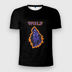 Футболка спортивная мужская The Wolfs, цвет: 3D-принт