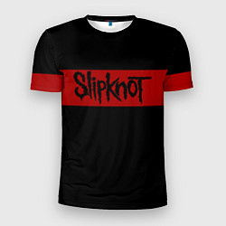 Мужская спорт-футболка Полосатый Slipknot