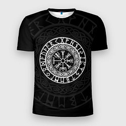 Футболка спортивная мужская Вегвизир Galdrastafir, цвет: 3D-принт