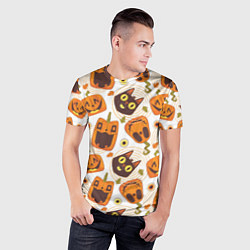 Футболка спортивная мужская Patern Halloween 10, цвет: 3D-принт — фото 2