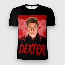 Футболка спортивная мужская Dexter Декстер портрет постер, цвет: 3D-принт