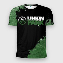 Футболка спортивная мужская Линкин Парк в стиле Гранж Linkin Park, цвет: 3D-принт
