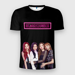 Футболка спортивная мужская BLACKPINK NEON, цвет: 3D-принт