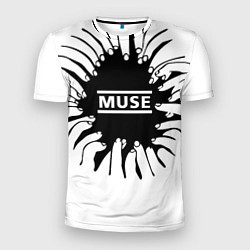 Футболка спортивная мужская MUSE пальцы, цвет: 3D-принт