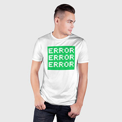 Футболка спортивная мужская Error Error Error, цвет: 3D-принт — фото 2