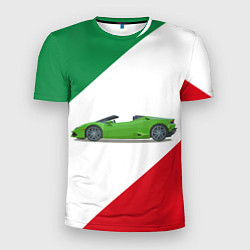 Футболка спортивная мужская Lamborghini Италия, цвет: 3D-принт