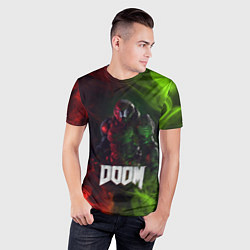 Футболка спортивная мужская Doomguy Doom, цвет: 3D-принт — фото 2