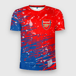 Футболка спортивная мужская Arsenal: Фирменные цвета, цвет: 3D-принт