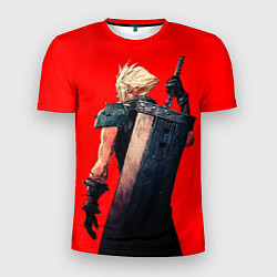 Футболка спортивная мужская Клауд С мечом final fantasy, цвет: 3D-принт