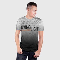 Футболка спортивная мужская DYING LIGHT ТРЕЩИНЫ GOOD NIGHT AND GOOD LUCK, цвет: 3D-принт — фото 2