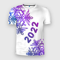 Футболка спортивная мужская Новый Год 2022!!!, цвет: 3D-принт