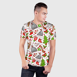 Футболка спортивная мужская Новый Год!, цвет: 3D-принт — фото 2