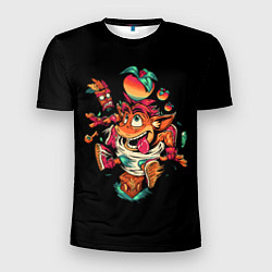 Мужская спорт-футболка CRASH BANDICOOT ЛИС