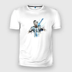 Мужская спорт-футболка Messi Argentina Team