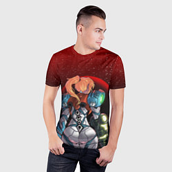 Футболка спортивная мужская Samus Aran Metroid Dread, цвет: 3D-принт — фото 2