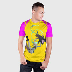 Футболка спортивная мужская Летящая Джинкс, цвет: 3D-принт — фото 2