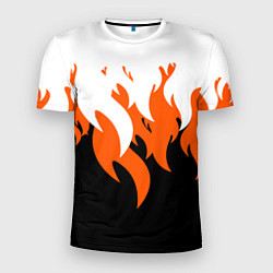 Мужская спорт-футболка Оранжевый Огонь