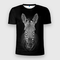 Футболка спортивная мужская Зебраzebra, цвет: 3D-принт