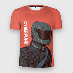 Мужская спорт-футболка Cyberpunk Спина