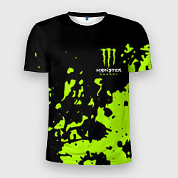 Мужская спорт-футболка Monster Energy green