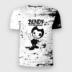 Мужская спорт-футболка Bendy and the ink machine - Black & White