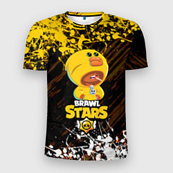 Футболка спортивная мужская BRAWL STARS SALLY LEON БРЫЗГИ КРАСОК, цвет: 3D-принт