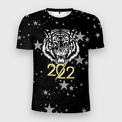 Мужская спорт-футболка Символ года тигр 2022 Ура-Ура!