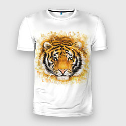 Футболка спортивная мужская Дикий Тигр Wild Tiger, цвет: 3D-принт