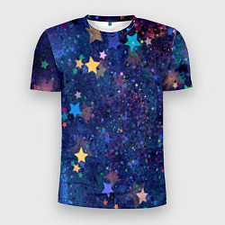 Мужская спорт-футболка Звездное небо мечтателя