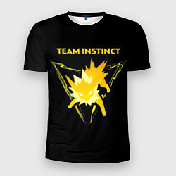 Футболка спортивная мужская Team Instinct - Pokemon GO, цвет: 3D-принт