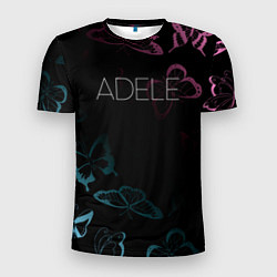 Мужская спорт-футболка Adele Бабочки
