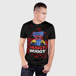 Футболка спортивная мужская 3D Хаги ваги Huggy Wuggy Poppy Playtime, цвет: 3D-принт — фото 2