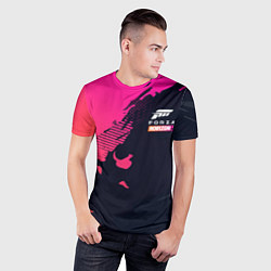 Футболка спортивная мужская Форза Хорайзен 5 Forza Horizon 5, цвет: 3D-принт — фото 2