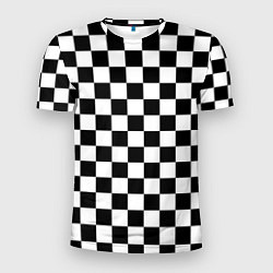 Мужская спорт-футболка Chess Squares Cubes