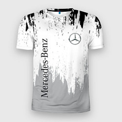 Футболка спортивная мужская Mercedes-Benz - Текстура, цвет: 3D-принт