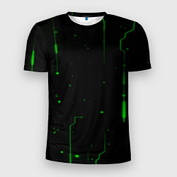 Мужская спорт-футболка Neon Green Light